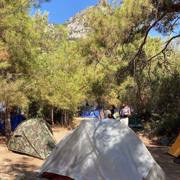 Кемпинги, Палатки