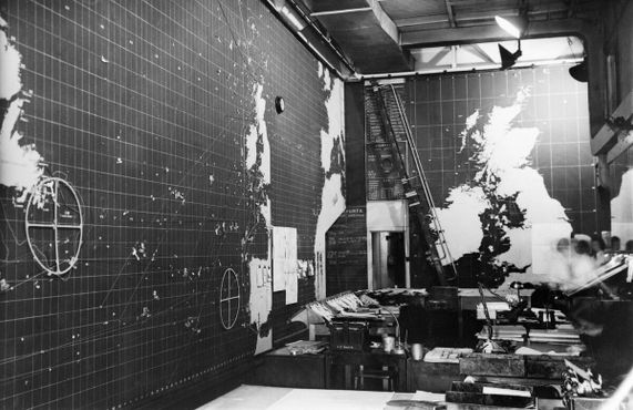 Картографическая комната, апрель 1945 года
