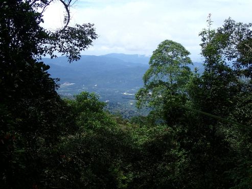 Вид с тропы Гунунг Берембун