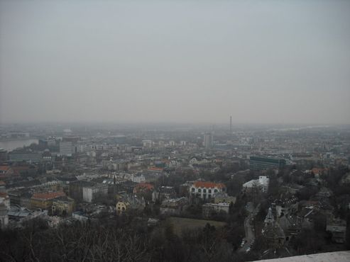 Вид на Будапешт из Цитадели
