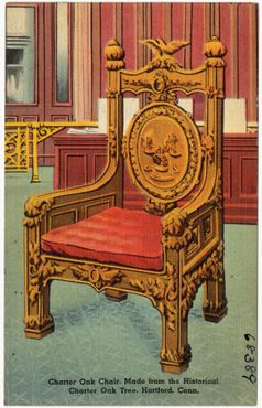 Кресло, созданное из Дуба Хартии