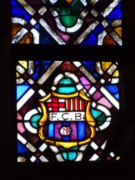 Герб «Барселоны» в церкви Санта-Мария-Дель-Мар