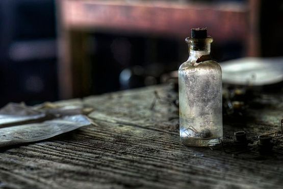 Паук в пузырьке