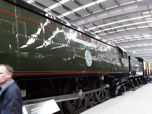 Траурный поезд Черчилля