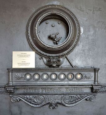 Оригинальный газовый счетчик, изготовленный в 1899 году берлинским изобретателем Юлиусом Пинчем
