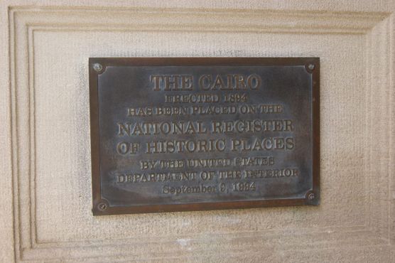 Мемориальная табличка Национального реестра исторических мест