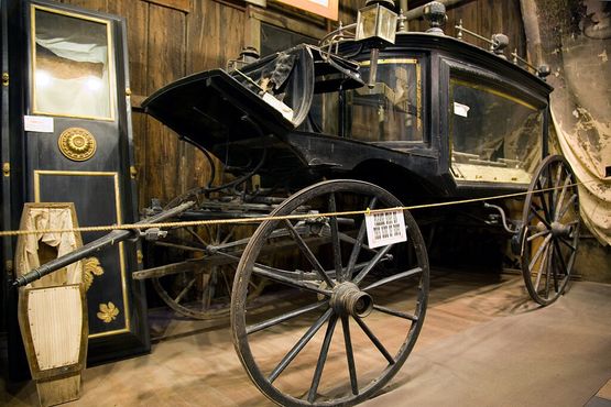 Карета, на которой мёртвых перевозили на кладбище Бутхилл