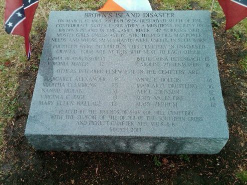 Мемориал жертвам катастрофы на Браун-Айленд