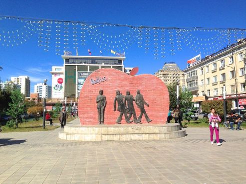 Памятник The Beatles