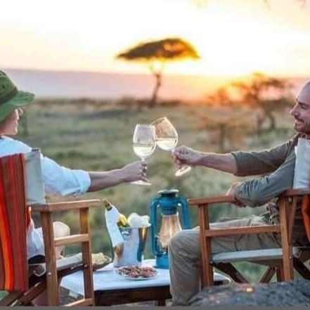 Домик, палатки