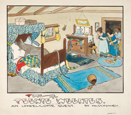 «Тини Уини», 1916 (рисунок ужасно похож на интерьер дома-бочонка)