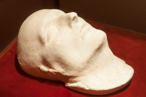 Посмертная маска Наполеона в музее
