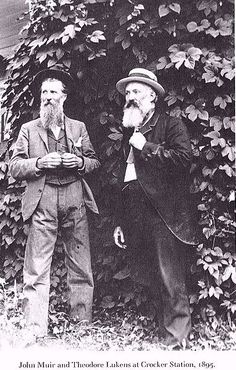 Теодор Люкенс и Джон Мьюр в 1895 году