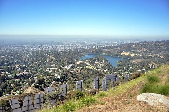 Вид на Лос-Анджелес