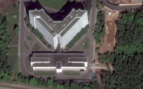 Здания Службы внешней разведки России. То, что происходит в этих зданиях, является государственной тайной России