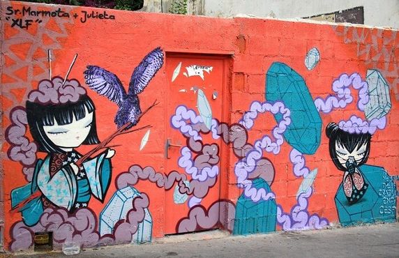 Граффити в районе Эль Кармен, Валенсия