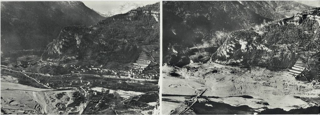 Лонгароне до и после катастрофы