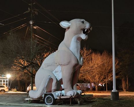 Скульптура ночью, 2023 г.