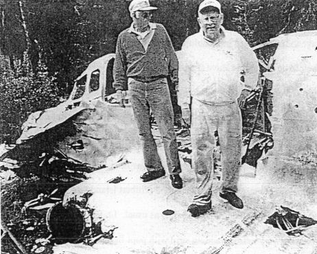 Один из выживших, приехавший на место крушения