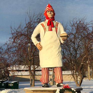 Чарли Гамбургер зимой