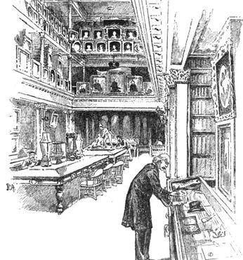 Библиотека в 1894 году
