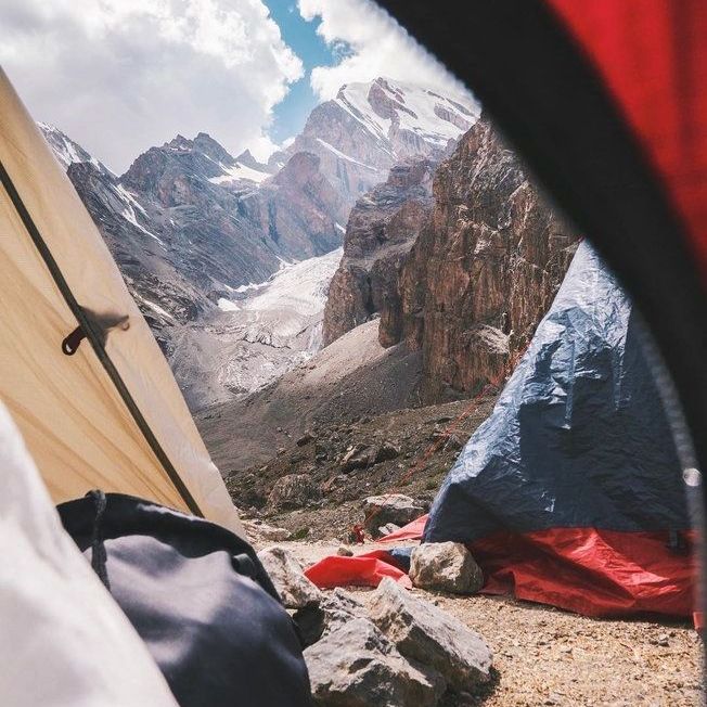 Кемпинги, Палатки