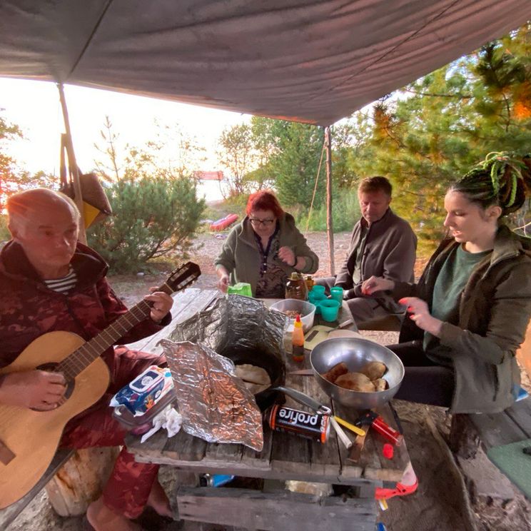 Гостевые домики, Палатки