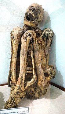 Одна из предполагаемых мумий доиспанской эпохи