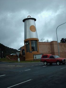 Большая шахтерская лампа в Литгоу, Австралия