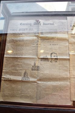 Выпуск "Корнинг Дейли Джорнал" от 21 апреля 1906 года. Землетрясение в Сан-Франциско стало сенсацией в Корнинге, штат Нью-Йорк