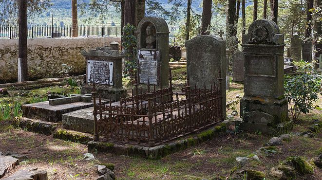 Надгробия английского кладбища