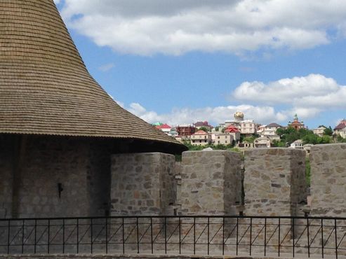 Вид на Цыганскую горку с крепости Сорок