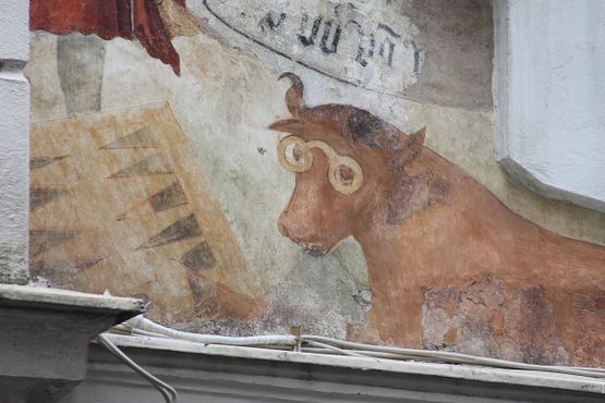 Эта фреска
в Австрии является охраняемым памятником