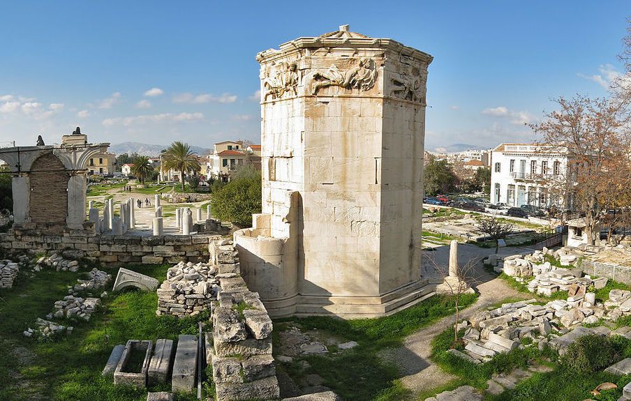 Башня ветров в греции фото