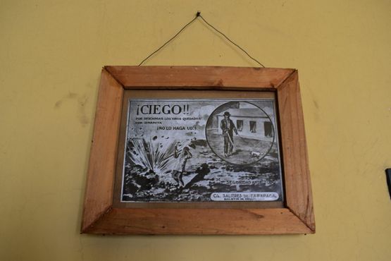 Предупреждающий плакат для сотрудников лагеря Хамберстон