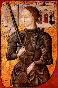 Средневековый портрет Жанны д'Арк