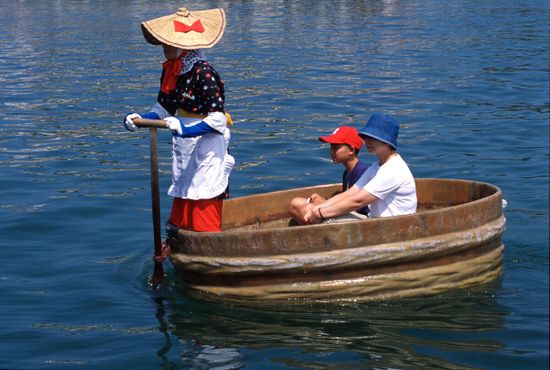 «Лодки-бадьи» с острова Садо