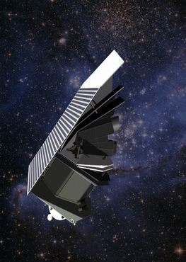 3D рендер несуществующего телескопа «Страж»