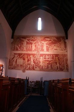 Фреска с лестницей спасения