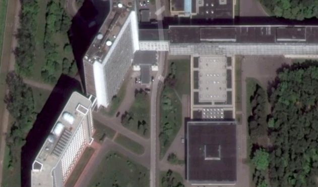 Здания Службы внешней разведки России в Ясеневом районе Москвы