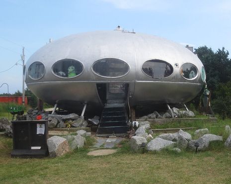 Дом в стиле футуро, Фриско, Северная Каролина