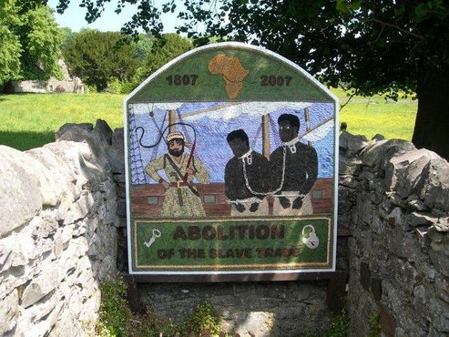 Мозаика в честь 200-й годовщины отмены торговли рабами в Британской империи