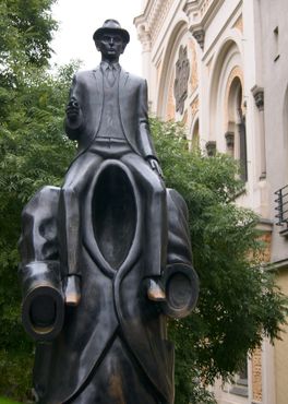 Статуя Франца Кафки