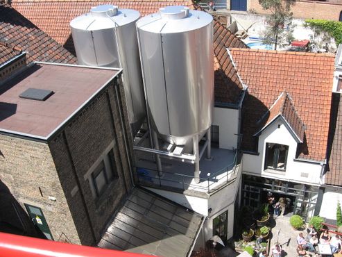 Пивоварня «Халве Ман» в Брюгге, вид с высока