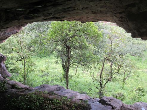 Вид из пещеры