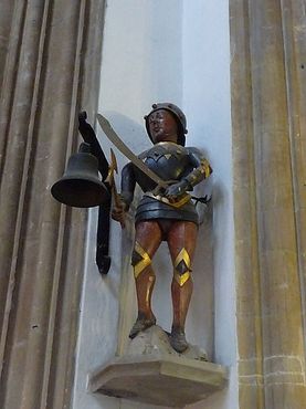 Саутволдский Джек в церкви Святого Эдмунда