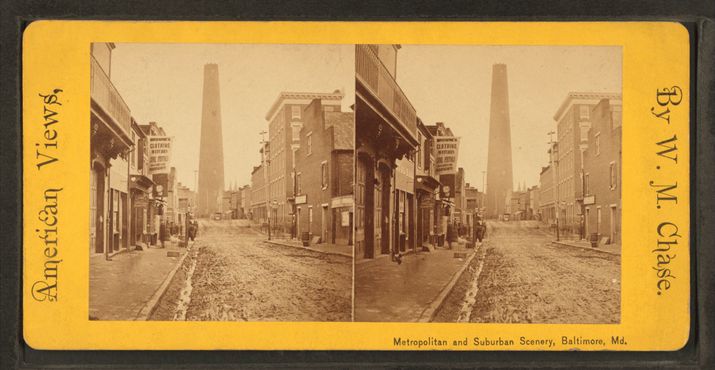 Дроболитейная башня «Феникс» в Балтиморе, XIX век