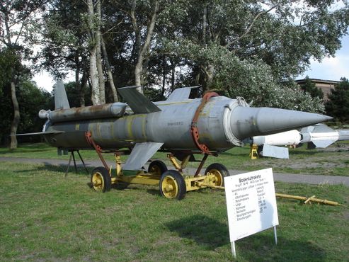 Krug-M SA-4B, наземно-воздушная ракета постройки/производства 1950-х годов, в Музее истории Пенемюнде