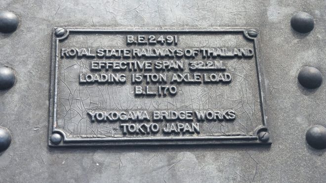 Знак на "Железнодорожном мосту смерти"