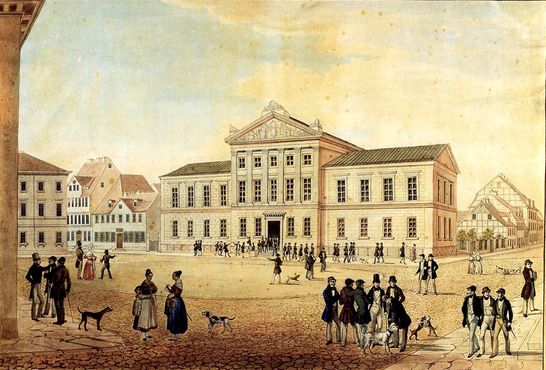 Гёттингенский университет около 1837 года